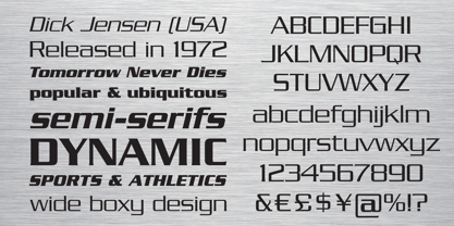 Serpentine Font Poster 3